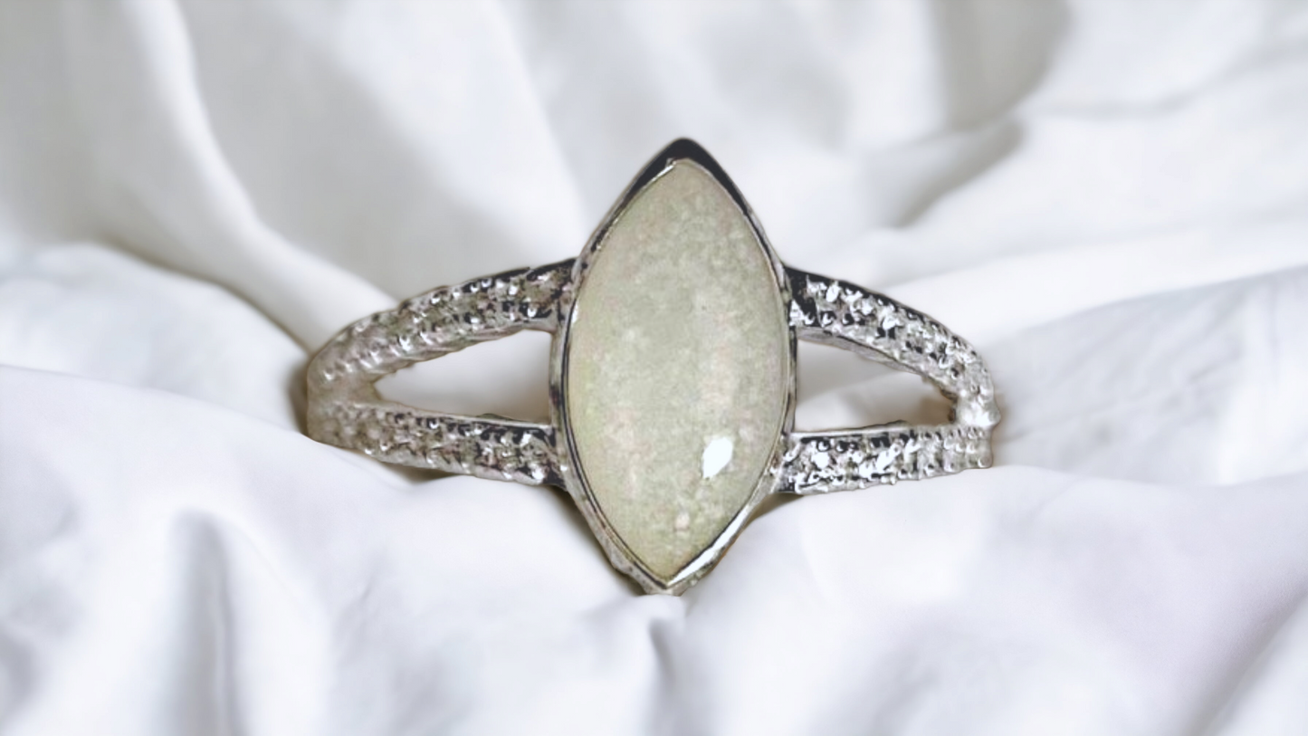 Marquise Ring with Side Stones