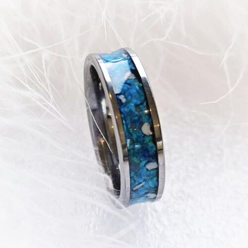 Sterling Silver Inlay Ring