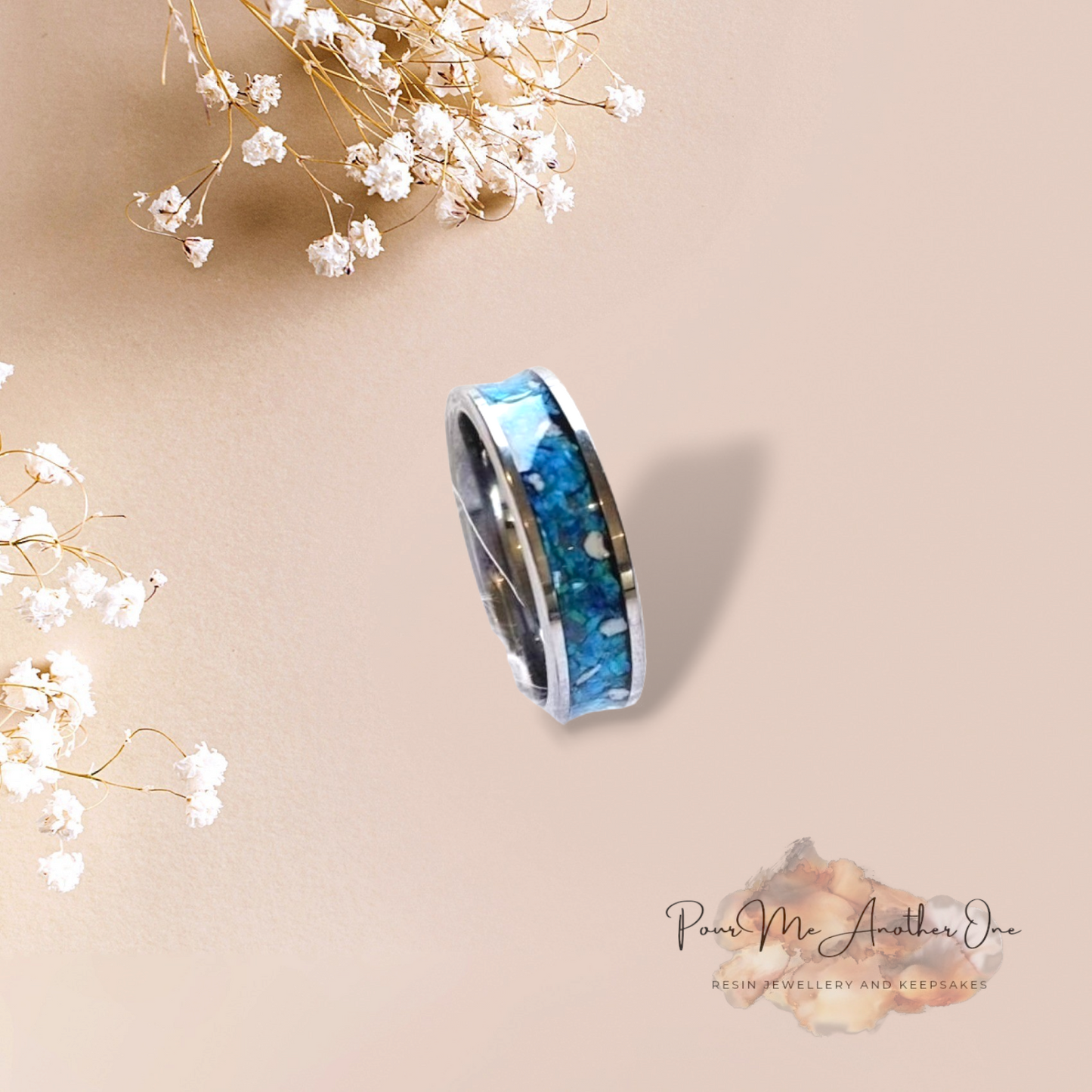 Sterling Silver Inlay Ring